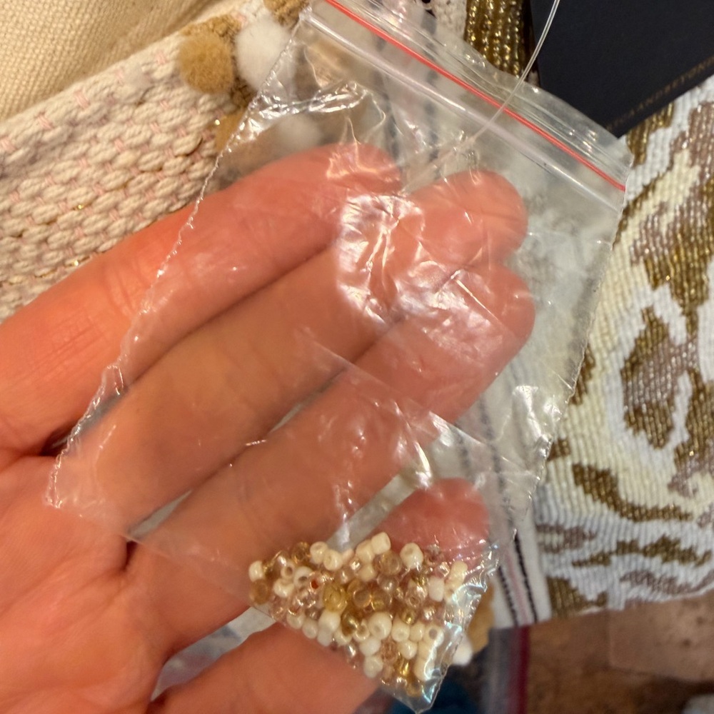 NWT America & Beyond Luxe Love Tote - Hand Beaded Large Tote Excellent gift idea - Picture 7 of 16